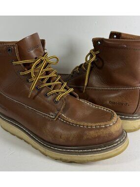 DieHard Men's SureTrack 6" Soft Toe Leather Distressed Work Boots